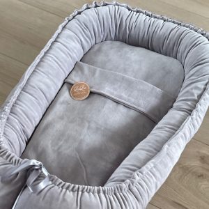 Babynestje nicky velvet grijs