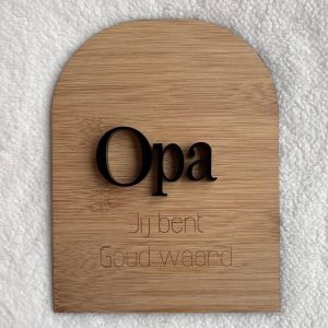 Opa jij bent goud waard